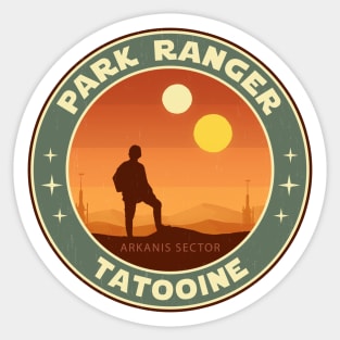 Tatooine Park Ranger Sticker